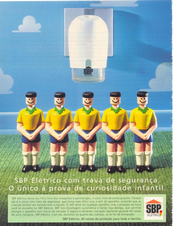 SBP Elétrico com trava de segurança. O único à prova de curiosidade infantil.
