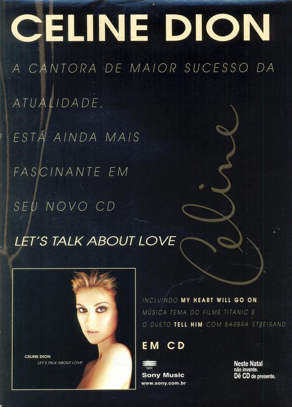 Celini Dion let's talk about love
