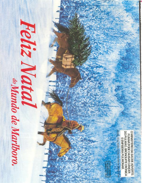 Feliz natal do mundo de marlboro.
