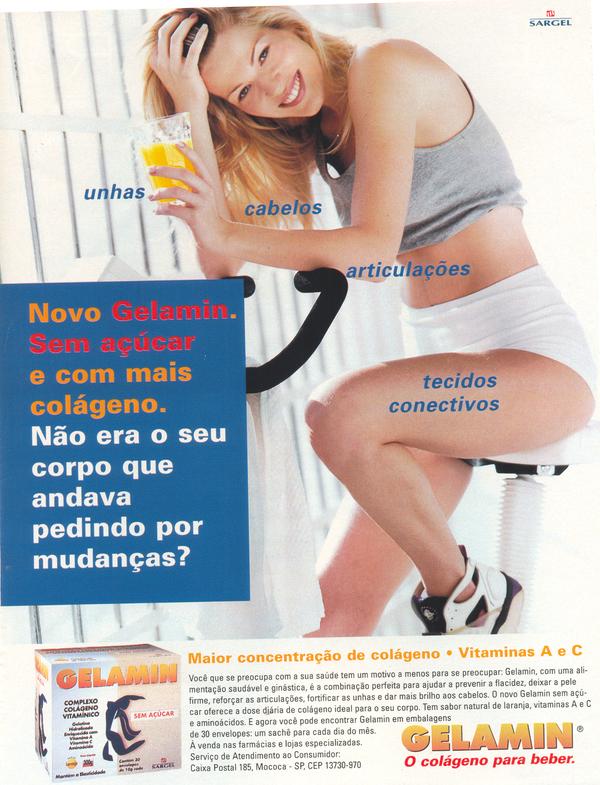 Novo Gelamin. Sem açúcar e com mais colágeno. Não era o seu copro que andava pedindo por mudanças?