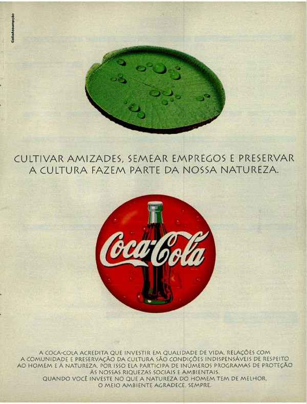 Cultivar amizades, semear empregos e preservar a cultura fazem parte da nossa natureza.