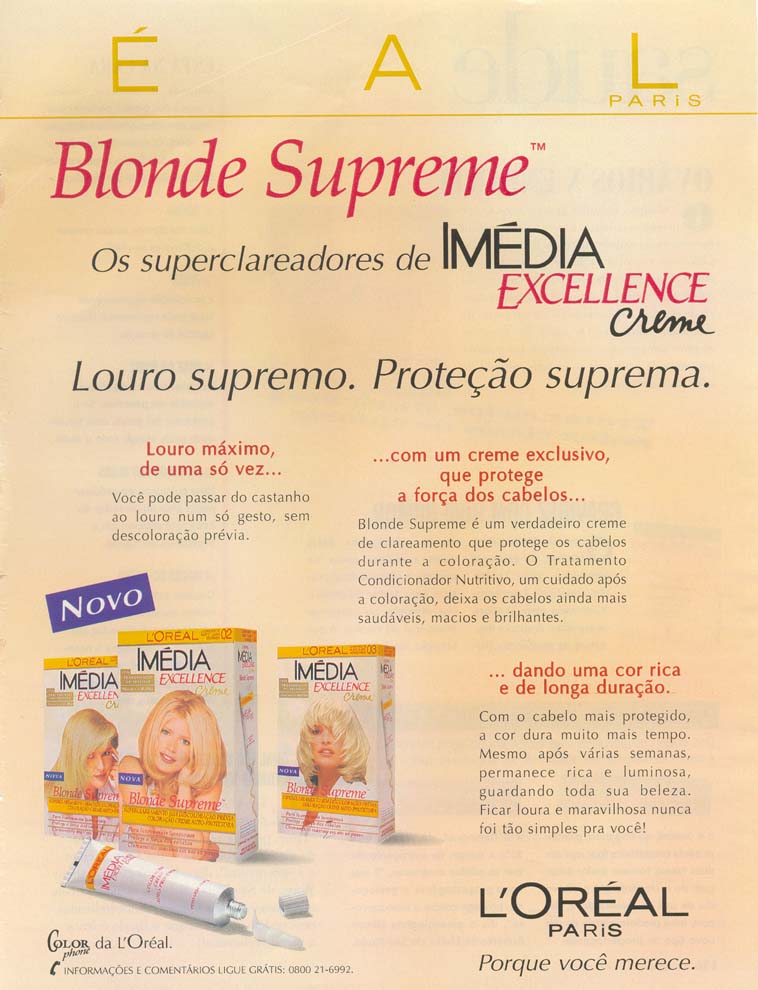Imédia Excellence Creme Blonde Supreme