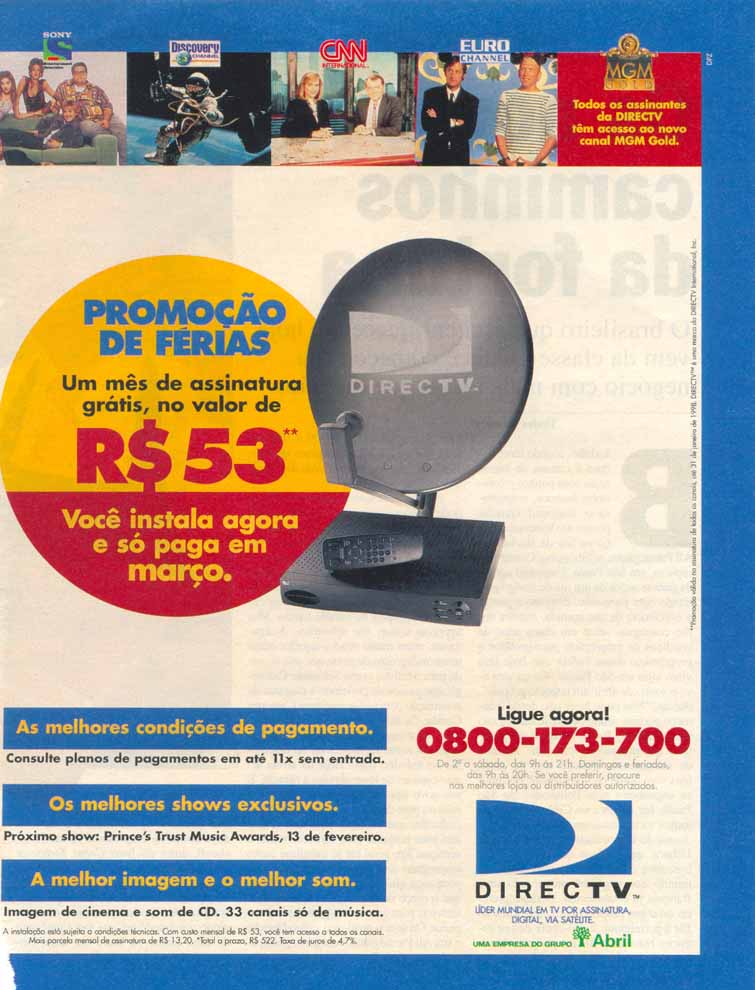 Promoção de férias