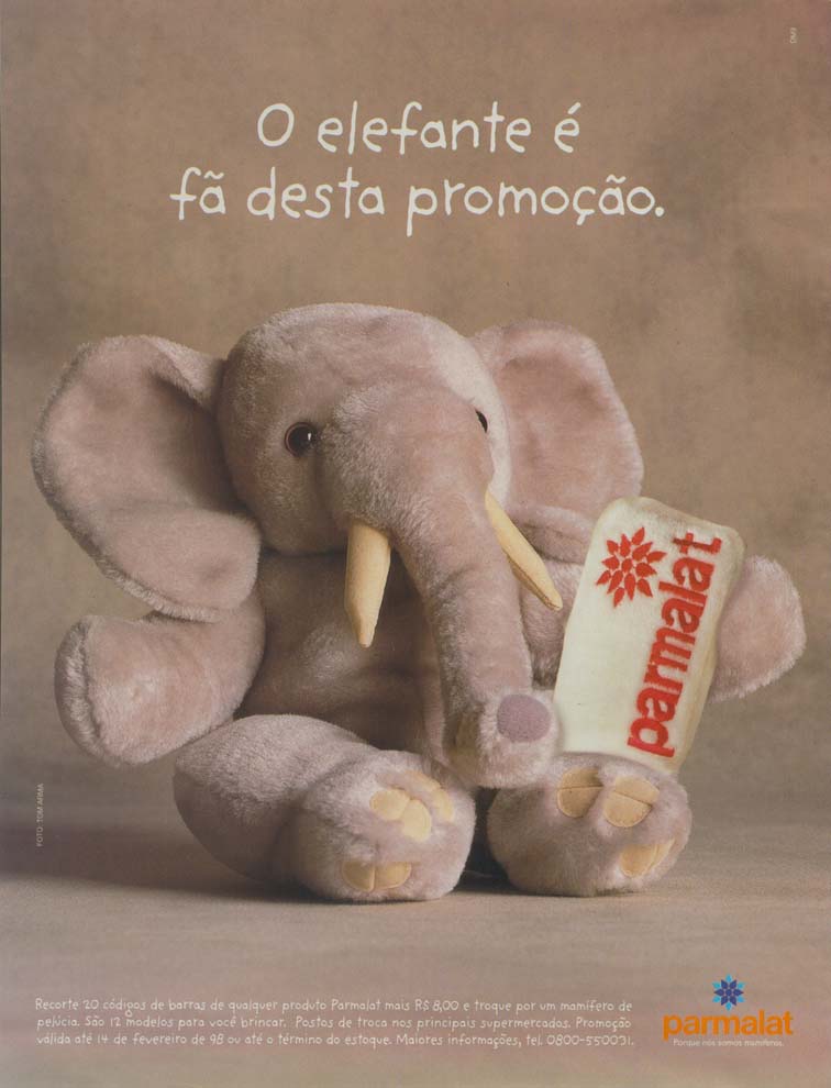 Promoção Mamíferos de Pelúcia