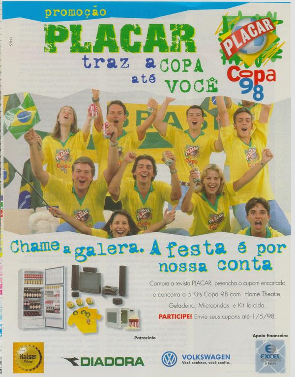 Promoção placar traz a copa até você