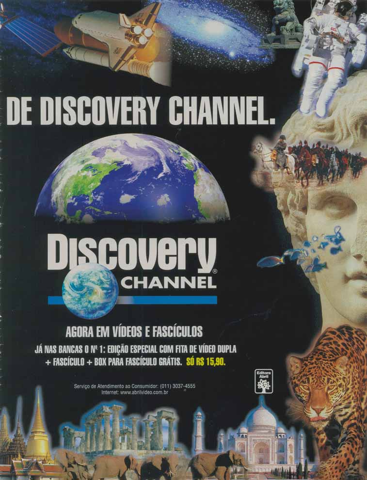 Bem-vindo ao mundo de discovery channel.