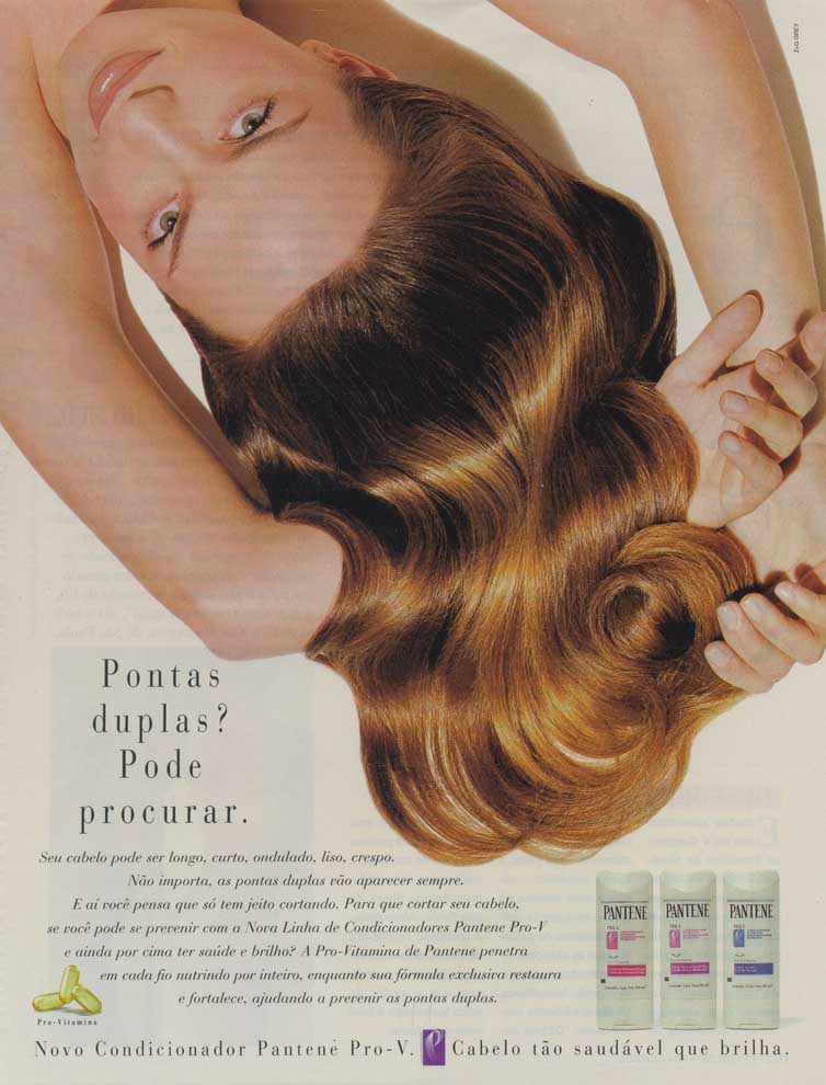 Novo Condicionador Pantene Pro-V. Cabelo tão saudável que brilha.