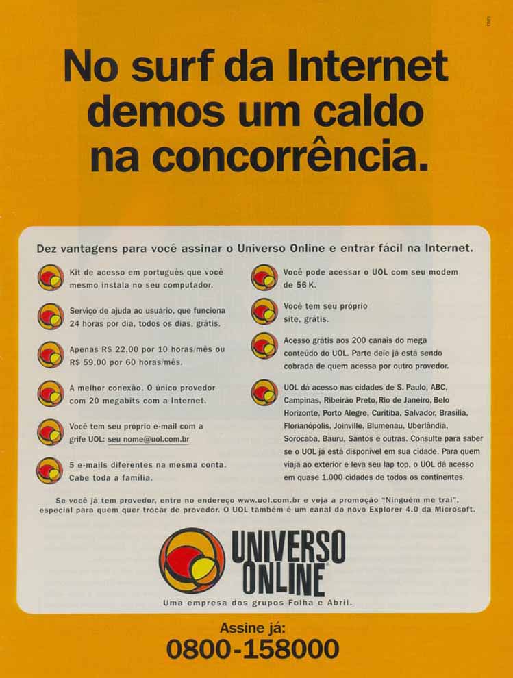 No surf da internet demos um caldo na concorrência