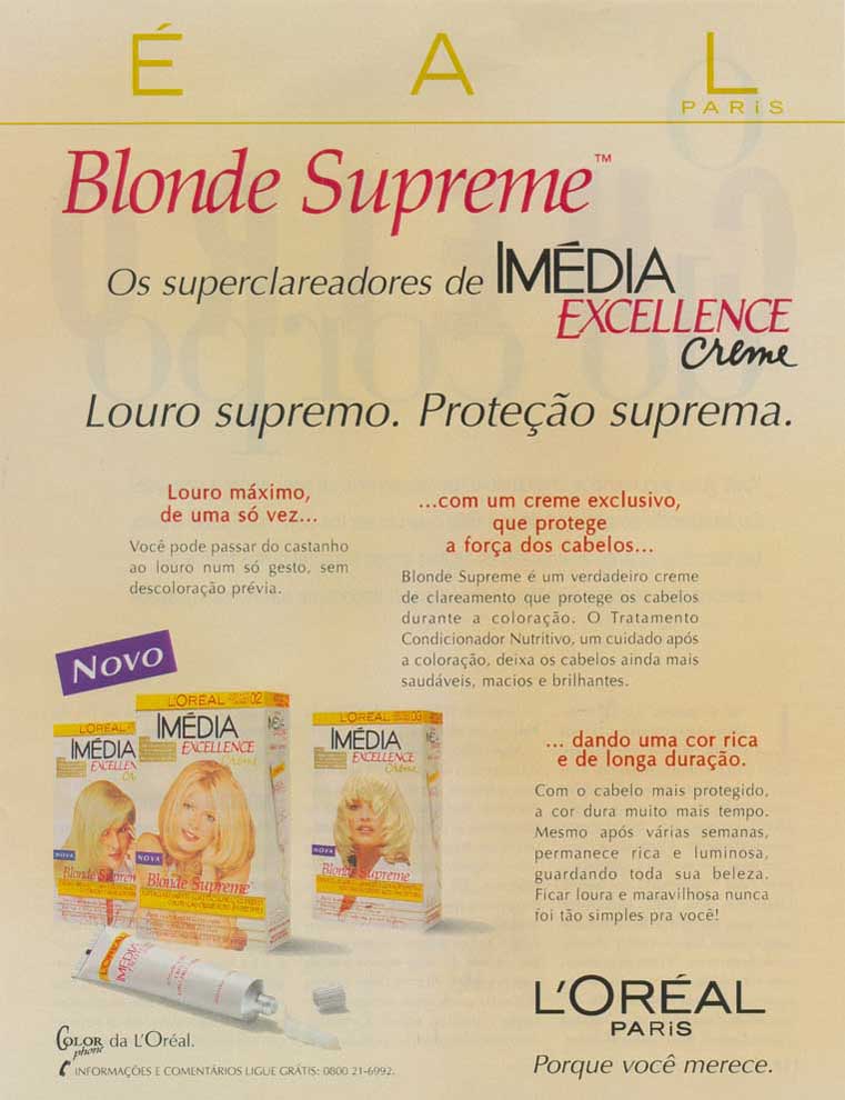 Imédia Excellence Creme Blonde Supreme
