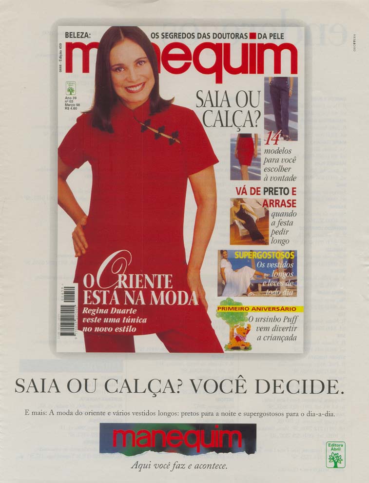 Saia ou calça? Você decice.