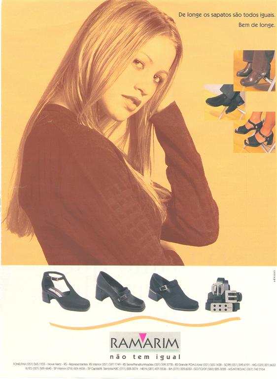 De longe os sapatos são todos iguais. Bem de longe.