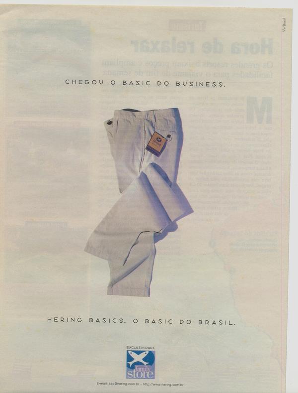 Hering Basics. O Basic do Brasil.