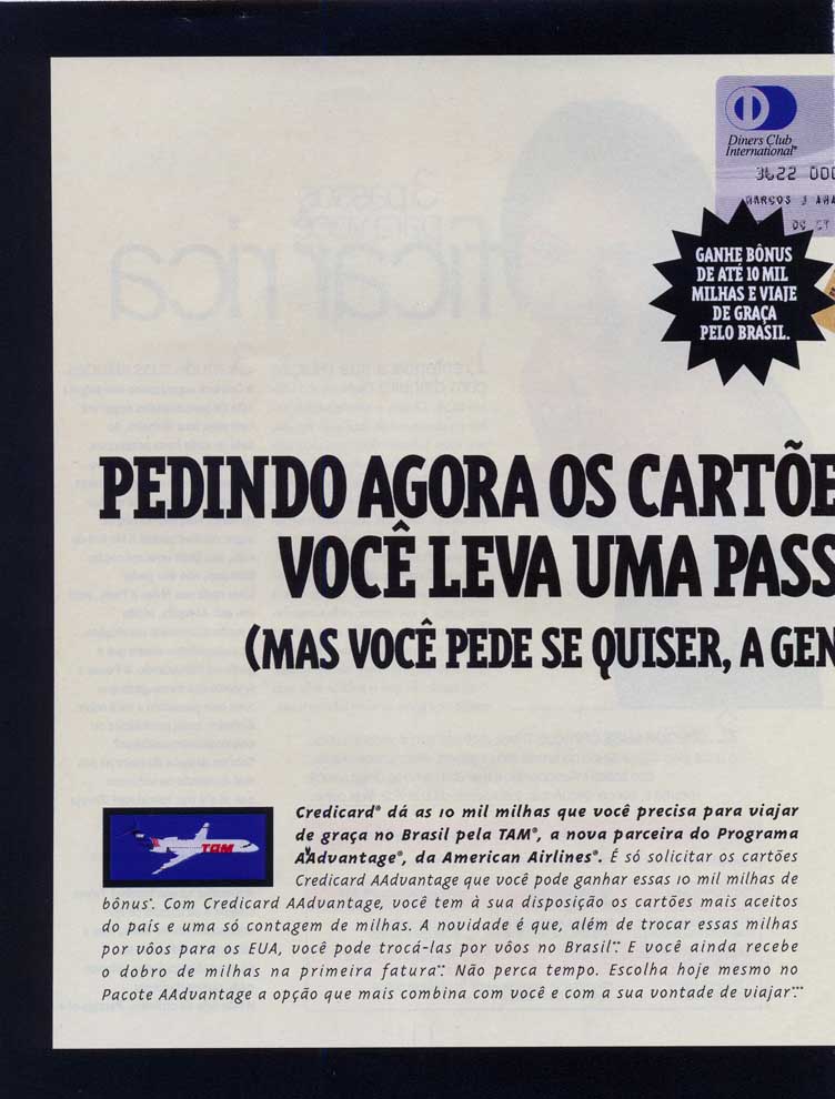 Cartão de crédito HSBC Bamerindus