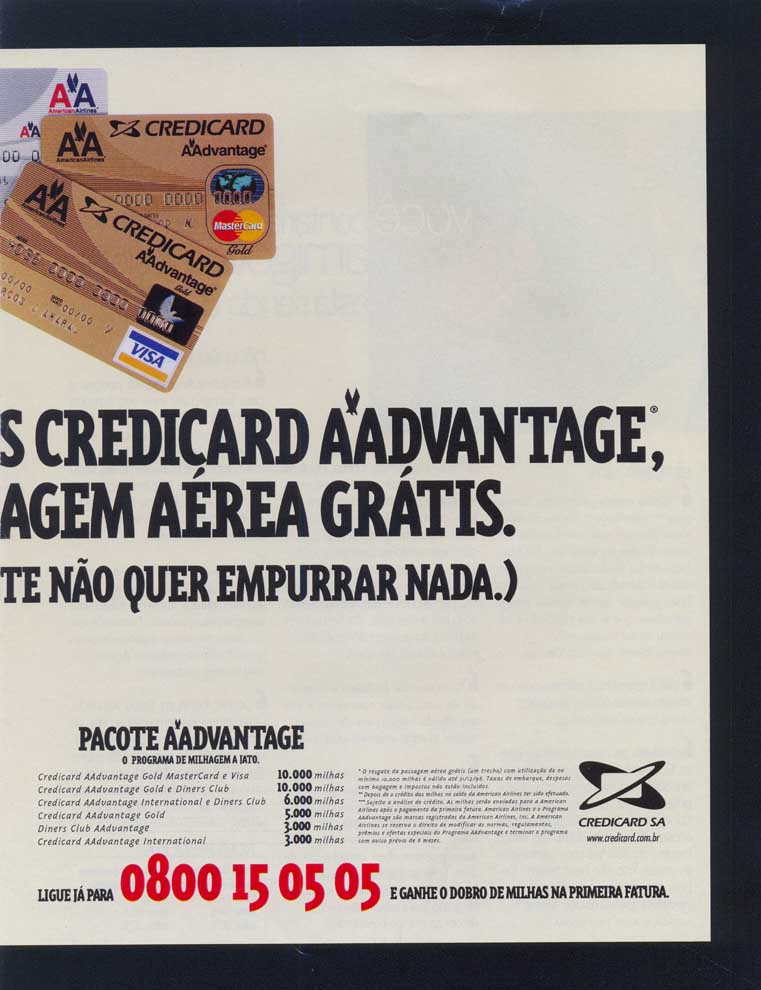 Cartão de crédito HSBC Bamerindus