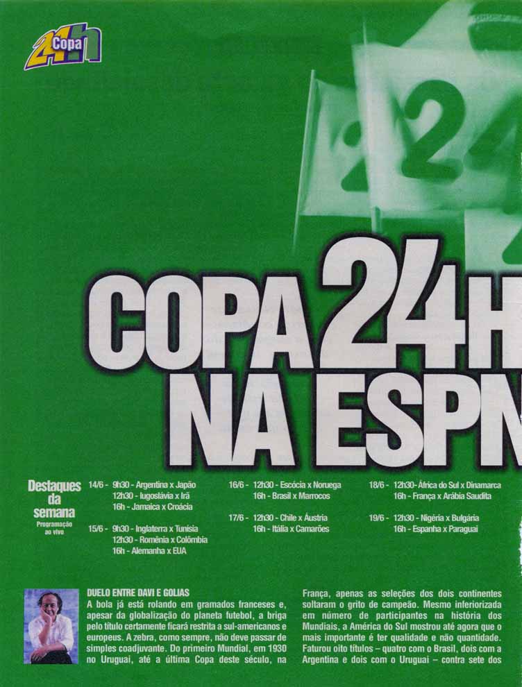 Copa 24h no Brasil é só na ESPN Brasil