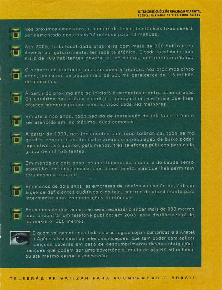 Privatização telebrás