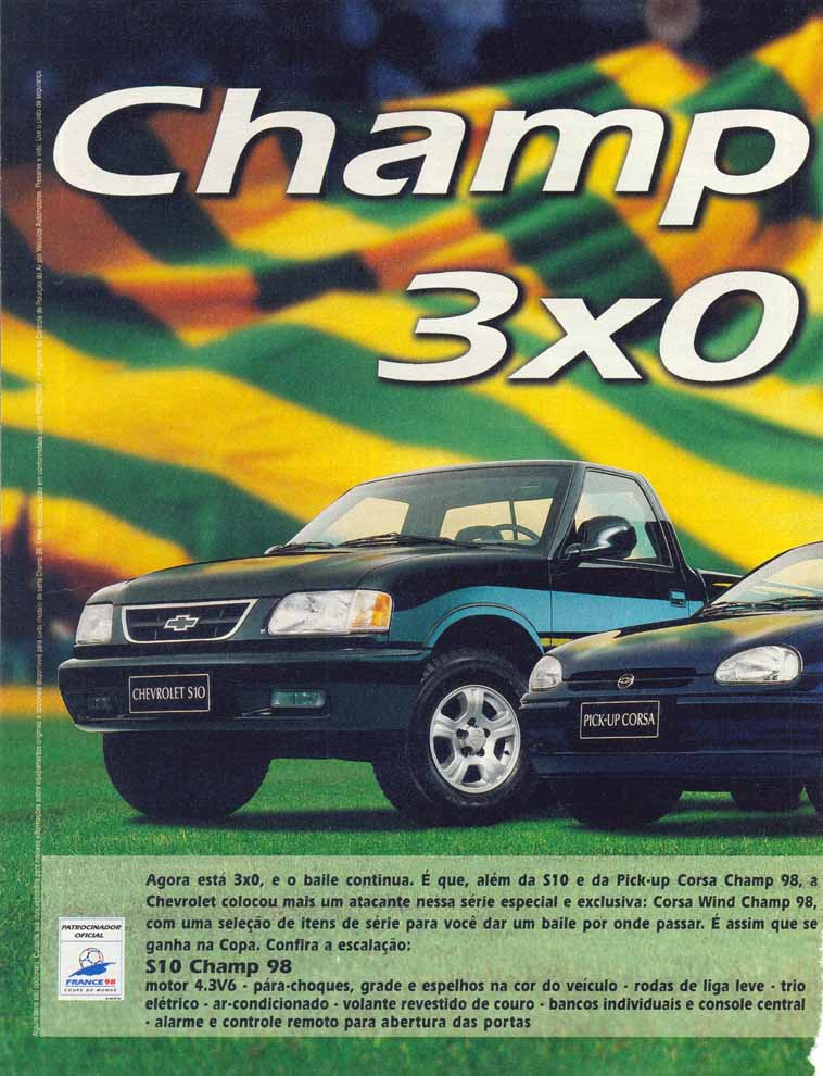Nova série de carros