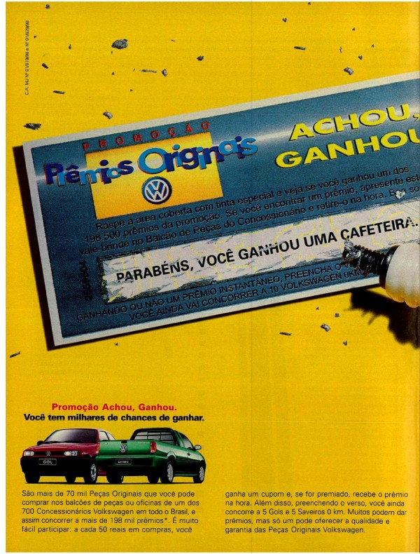 Quem usa Peças Originais Volkswagem só tem surpresa boa.