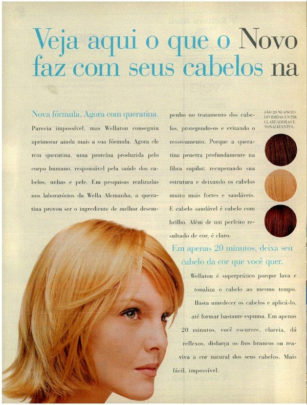 Veja aqui o que o Novo Wellaton com Queratina faz com seus cabelos na teoria... e na prática.