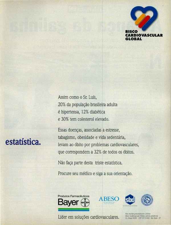 Hoje, o Sr. Luis virou estatística