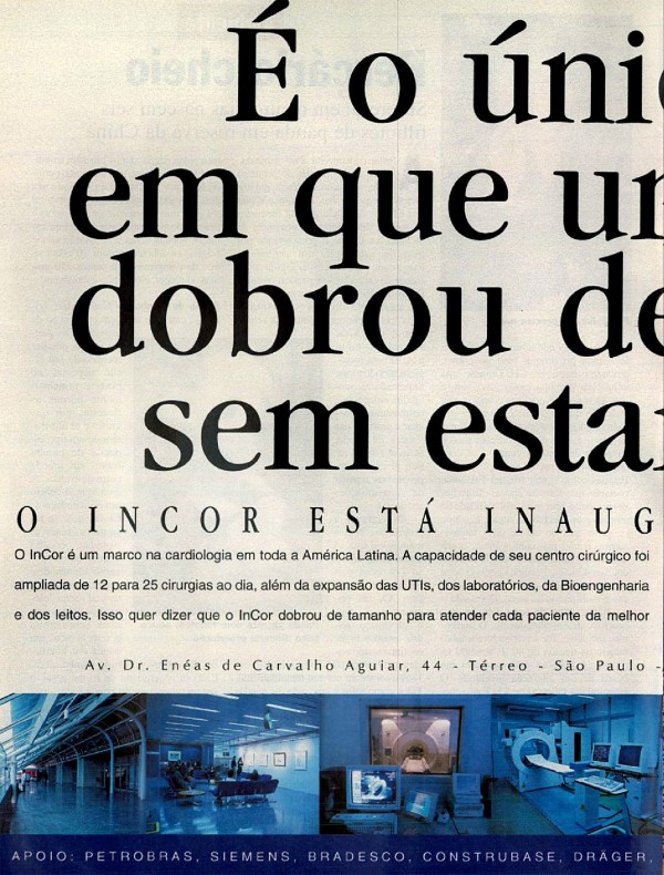 É o único caso em que um coração dobrou de tamanho sem estar doente.