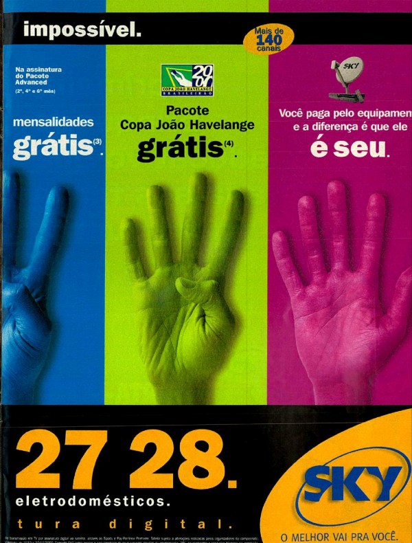 SKY tá na mão