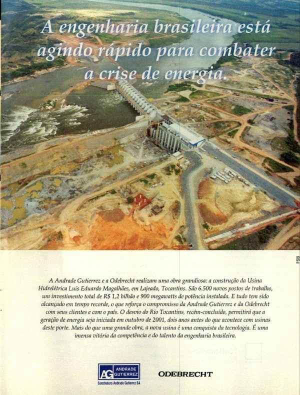 Construção da Usina Hidrelétrica Luis Eduardo Magalhães