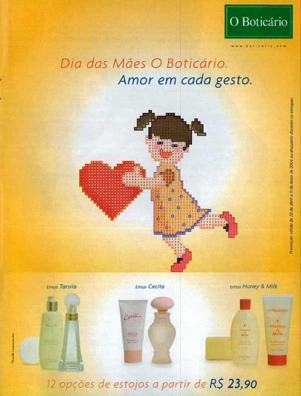 Dia das mães O Boticário, amor em casa gesto.
