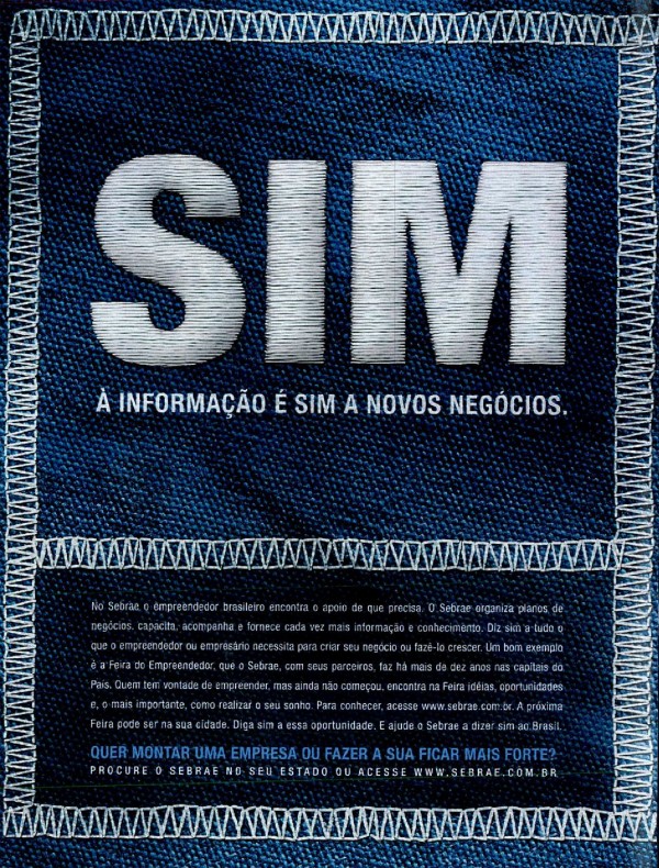 Sim. A informação é sim a novos negócios