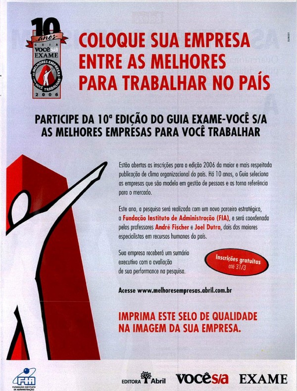 10ª Edição do guia Exame- Você s/a