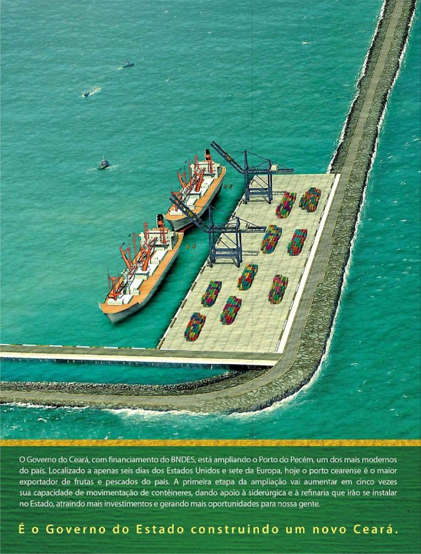 Ampliação do porto de Pecém. Mais desenvolvimento desembarcando no Ceará