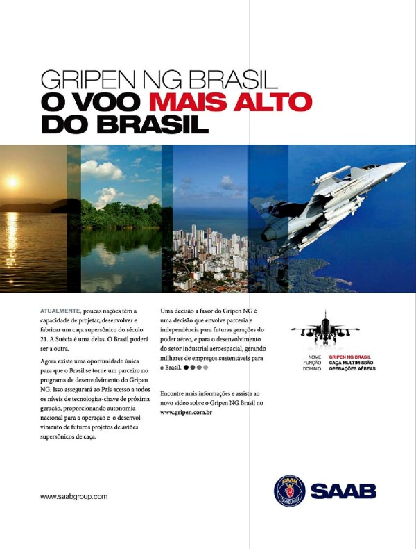 Gripen NG Brasil. O voo mais alto do Brasil