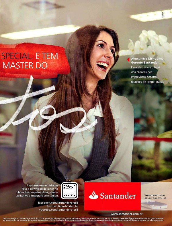 TEM CHEQUE ESPECIAL. E TEM O SANTANDER MASTER DO JUNTOS.
