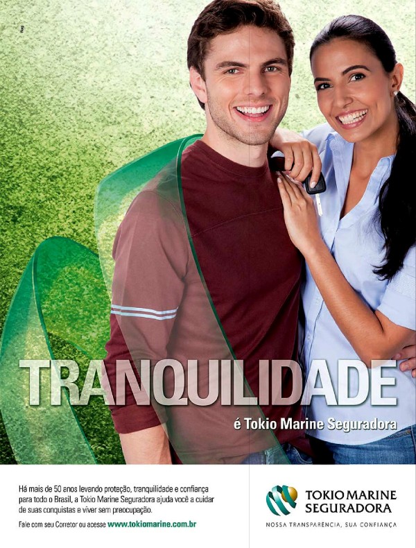 Tranquilidade é Tokio Marine Seguradora