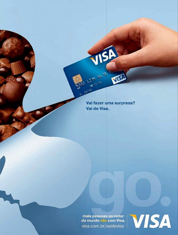 Vai fazer uma supresa? Vai de Visa.