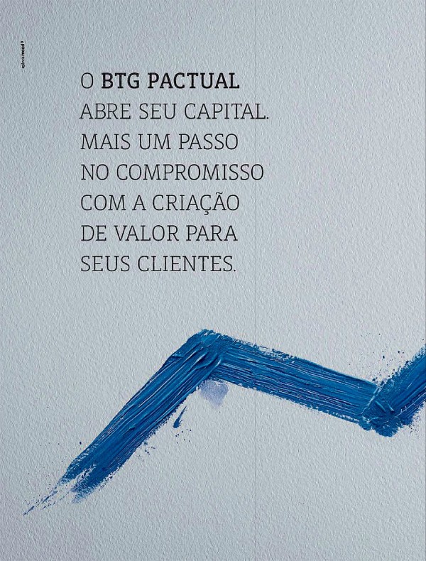 O BTG Pactual abre seu capital. Mais um passo no compromisso com a criação de valor para seus clientes.