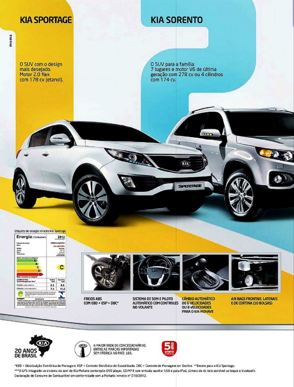 Se um dia você tiver direito a três pedidos, já sabe: segurança, potência e design você só encontra em um SUV da KIA
